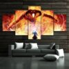 The Lord Of The Rings - Movie 5 Panel Canvas Art Wall Decor