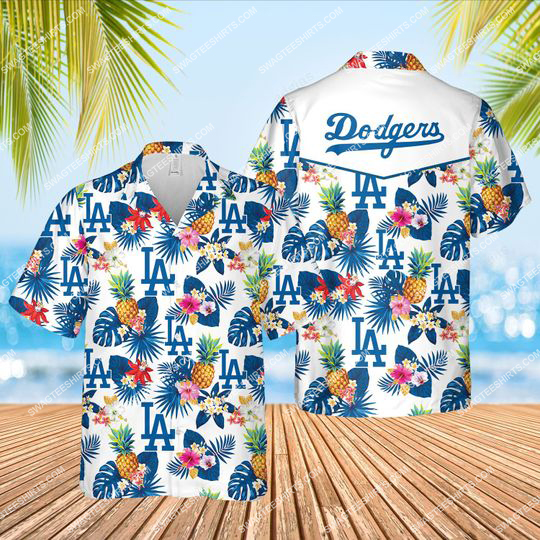The Los Angeles Dodgers All Over Print Hawaiian Shirt The Los Angeles Dodgers All Over Print Hawaiian Shirt