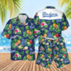 The Los Angeles Dodgers Full Printed Hawaiian Shirt