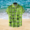 The Monsters Horror Character Face Hawaiian Aloha Shirt