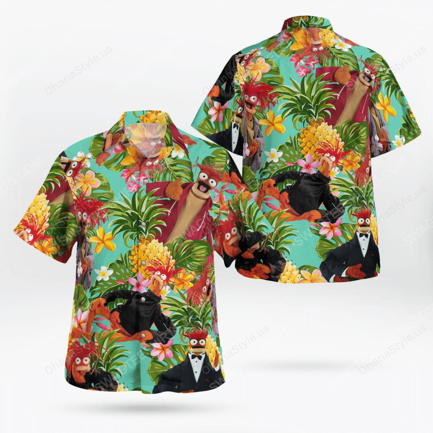 The Muppet Show Pepe The King Prawn Hawaiian Shirt The Muppet Show Pepe The King Prawn Hawaiian Shirt