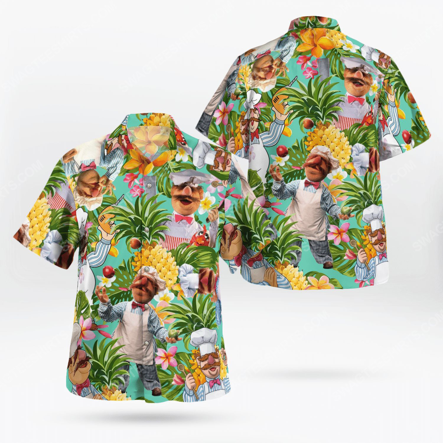 The Muppet Show Swedish Chef Hawaiian Shirt The Muppet Show Swedish Chef Hawaiian Shirt