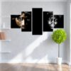 The Notorious B.I.G Tupac - Music 5 Panel Canvas Art Wall Decor
