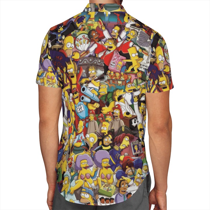 The Simpsons Characters Hawaiian Shirt The Simpsons Characters Hawaiian Shirt