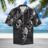 The Skull All Over Printed Hawaiian Shirt