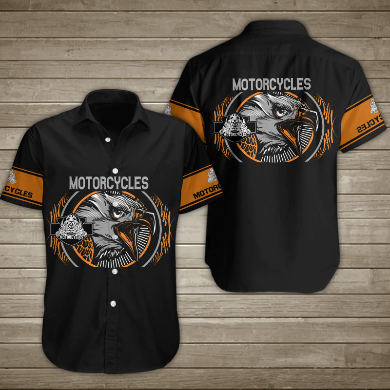 The Sound Of Eagle Motorcycle Hawaiian Shirt Summer Button Up The Sound Of Eagle Motorcycle Hawaiian Shirt Summer Button Up