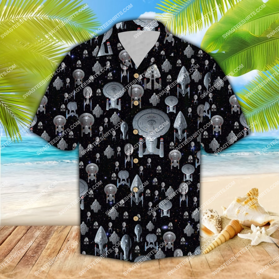 The Star Wars Spaceship All Over Print Hawaiian Shirt The Star Wars Spaceship All Over Print Hawaiian Shirt