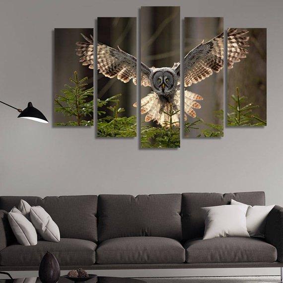The State Launched - Animal 5 Panel Canvas Art Wall Decor The State Launched - Animal 5 Panel Canvas Art Wall Decor