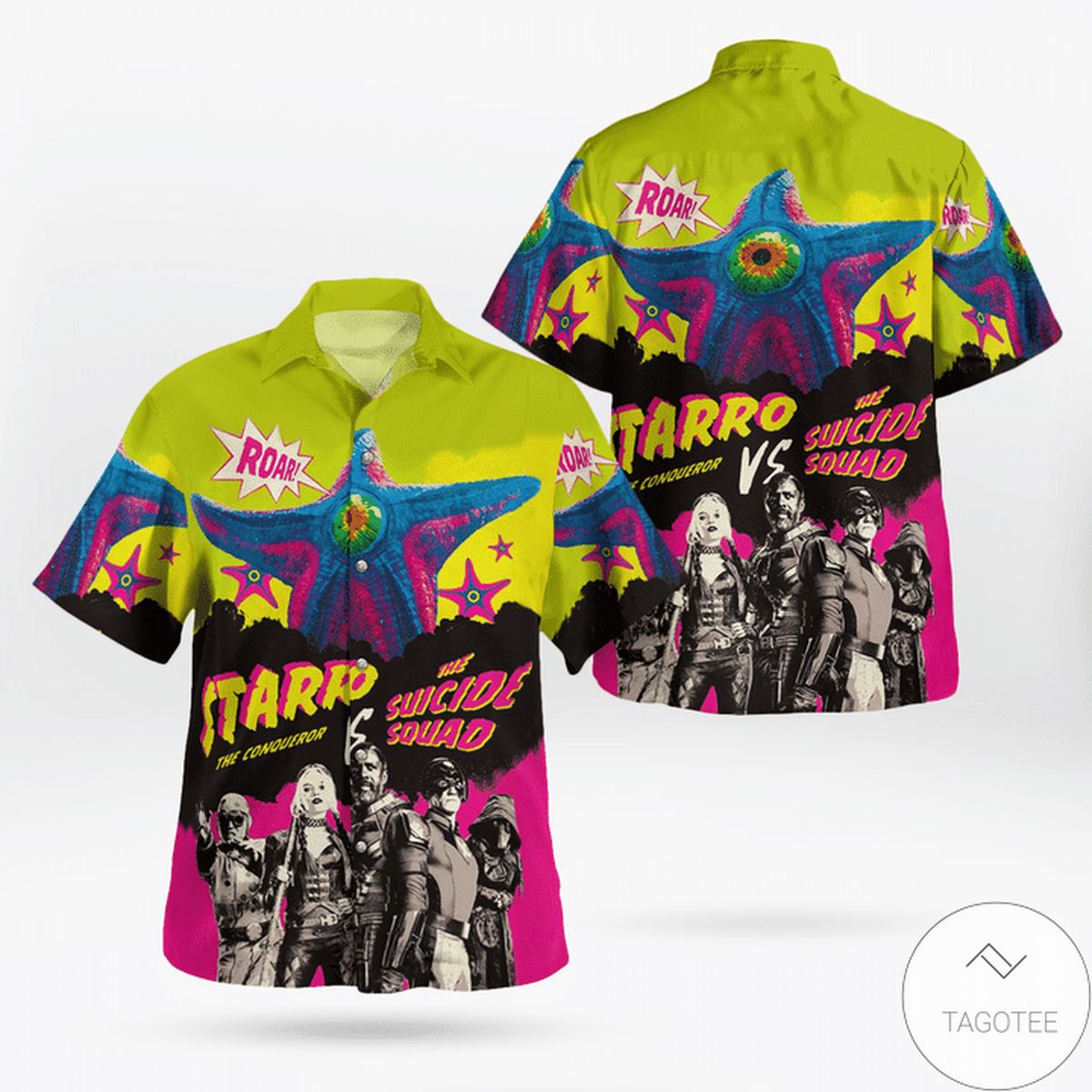 The Suicide Squad Vs Starro Hawaiian Shirt The Suicide Squad Vs Starro Hawaiian Shirt
