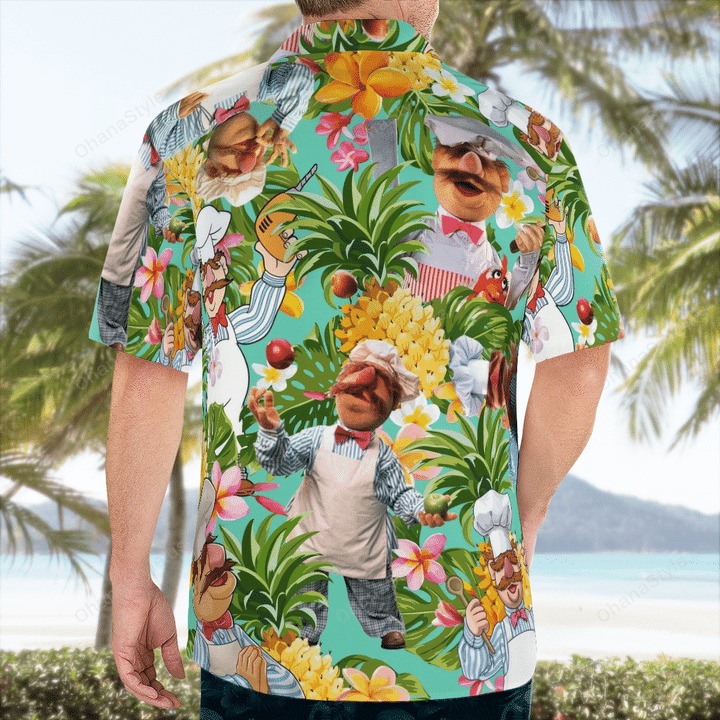 The Swedish Chef Muppets Tropical Hawaiian Shirt The Swedish Chef Muppets Tropical Hawaiian Shirt