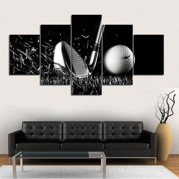 The Swing - Sport 5 Panel Canvas Art Wall Decor The Swing - Sport 5 Panel Canvas Art Wall Decor