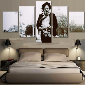 The Texas Chainsaw Massacre - Movie 5 Panel Canvas Art Wall Decor