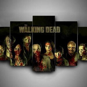 The Walking Dead 2 - Music 5 Panel Canvas Art Wall Decor