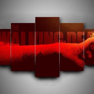 The Walking Dead 3 - Music 5 Panel Canvas Art Wall Decor