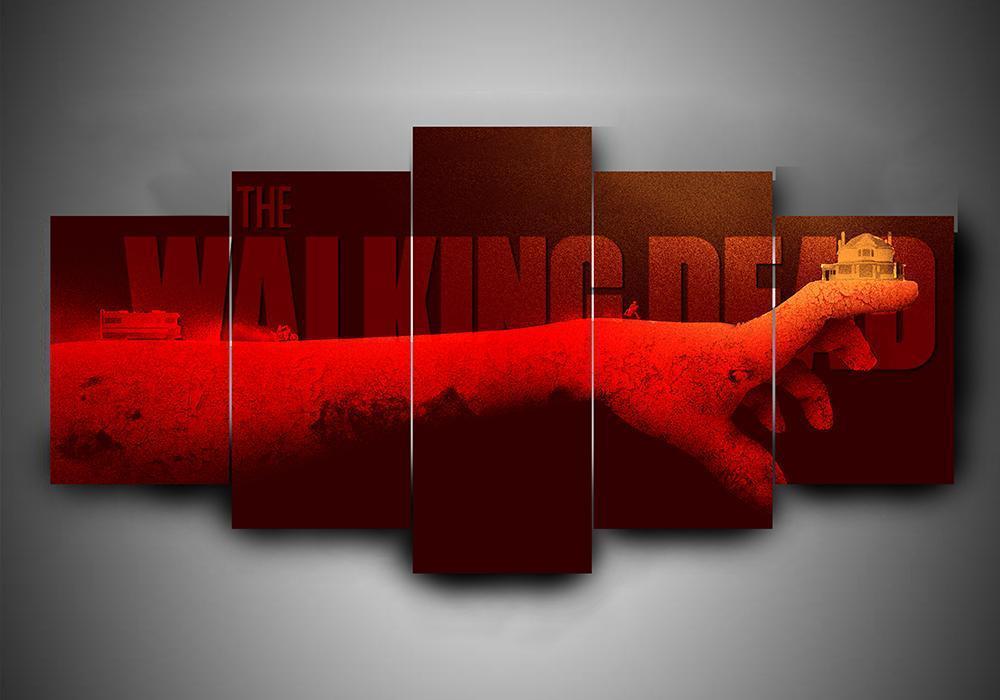 The Walking Dead 3 - Music 5 Panel Canvas Art Wall Decor The Walking Dead 3 - Music 5 Panel Canvas Art Wall Decor