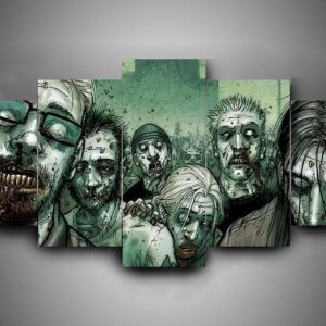 The Walking Dead 4 - Music 5 Panel Canvas Art Wall Decor