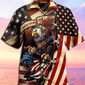 These Colors Don’T Run They Reload America Flag All Over Printing Hawaiian Shirt