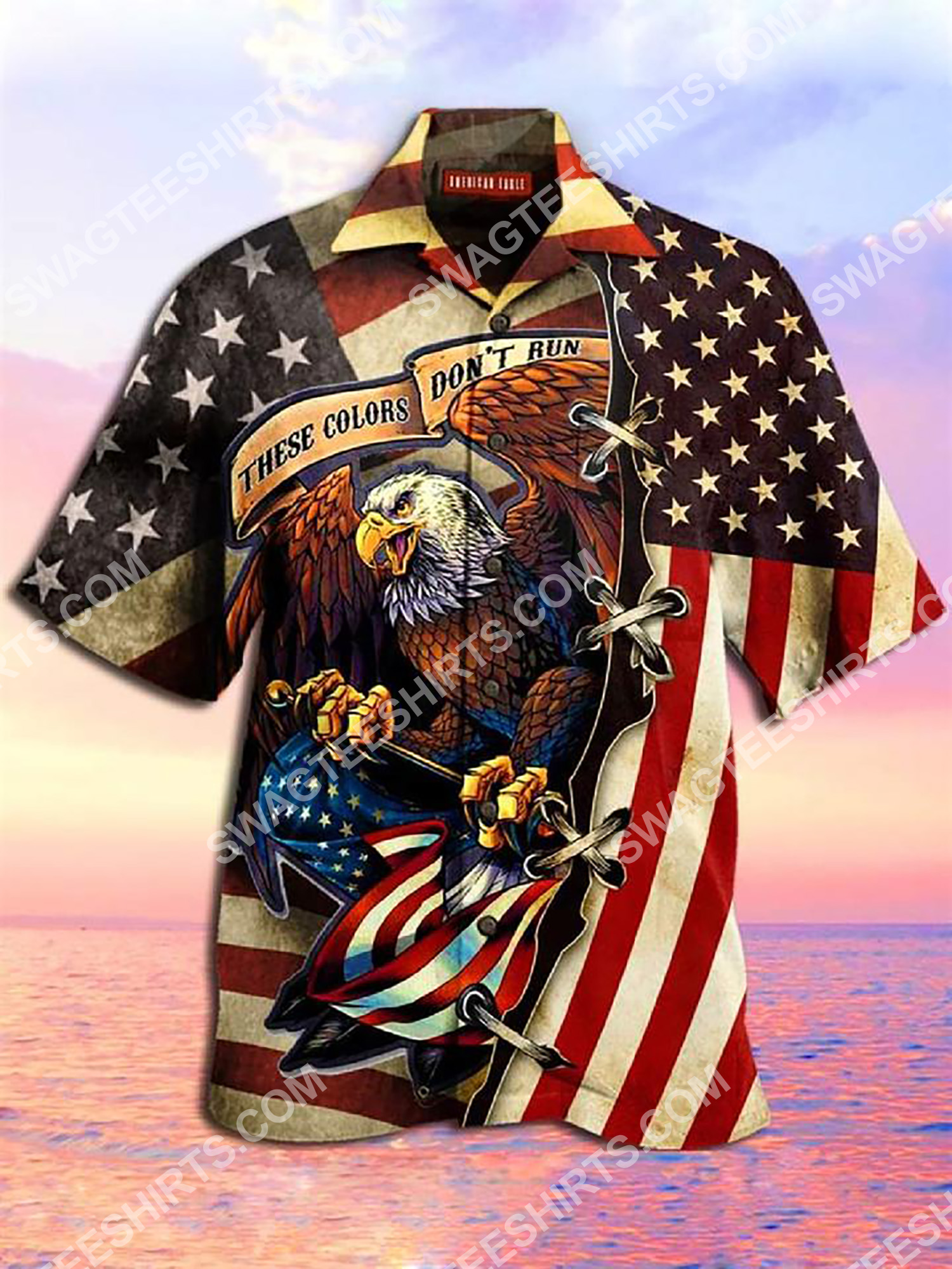 These Colors Don’T Run They Reload America Flag All Over Printing Hawaiian Shirt These Colors Don’T Run They Reload America Flag All Over Printing Hawaiian Shirt