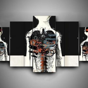 Three Days Grace 2 - Music 5 Panel Canvas Art Wall Decor