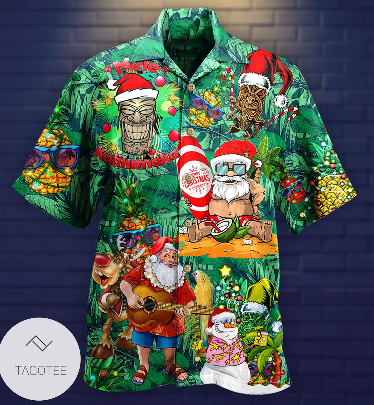 Tiki Love Christmas Limited Edition Hawaiian Shirt Tiki Love Christmas Limited Edition Hawaiian Shirt