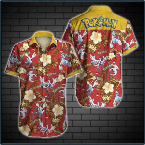 Timus Lugia Pokemon Hawaiian Shirt