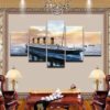 Titanic 4 - Movie 5 Panel Canvas Art Wall Decor