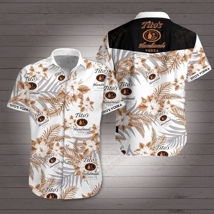 Tito’S Handmade Vodka Logo Hawaiian Shirt Tito’S Handmade Vodka Logo Hawaiian Shirt