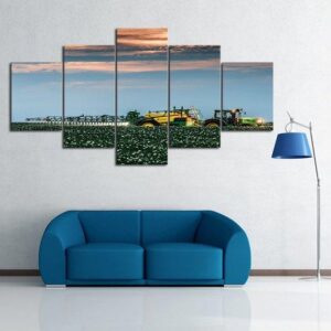 Todays Farmer - Nature 5 Panel Canvas Art Wall Decor