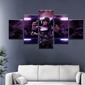 Tom Clancy’S Rainbow Six Siege 1 - Gaming 5 Panel Canvas Art Wall Decor