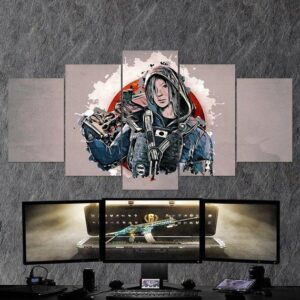 Tom Clancys Rainbow Six Siege Hibana - Movie 5 Panel Canvas Art Wall Decor