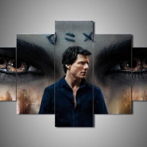 Tom Cruise 1 - Famous Person 5 Panel Canvas Art Wall Decor