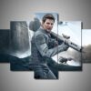 Tom Cruise 2 - Famous Person 5 Panel Canvas Art Wall Decor