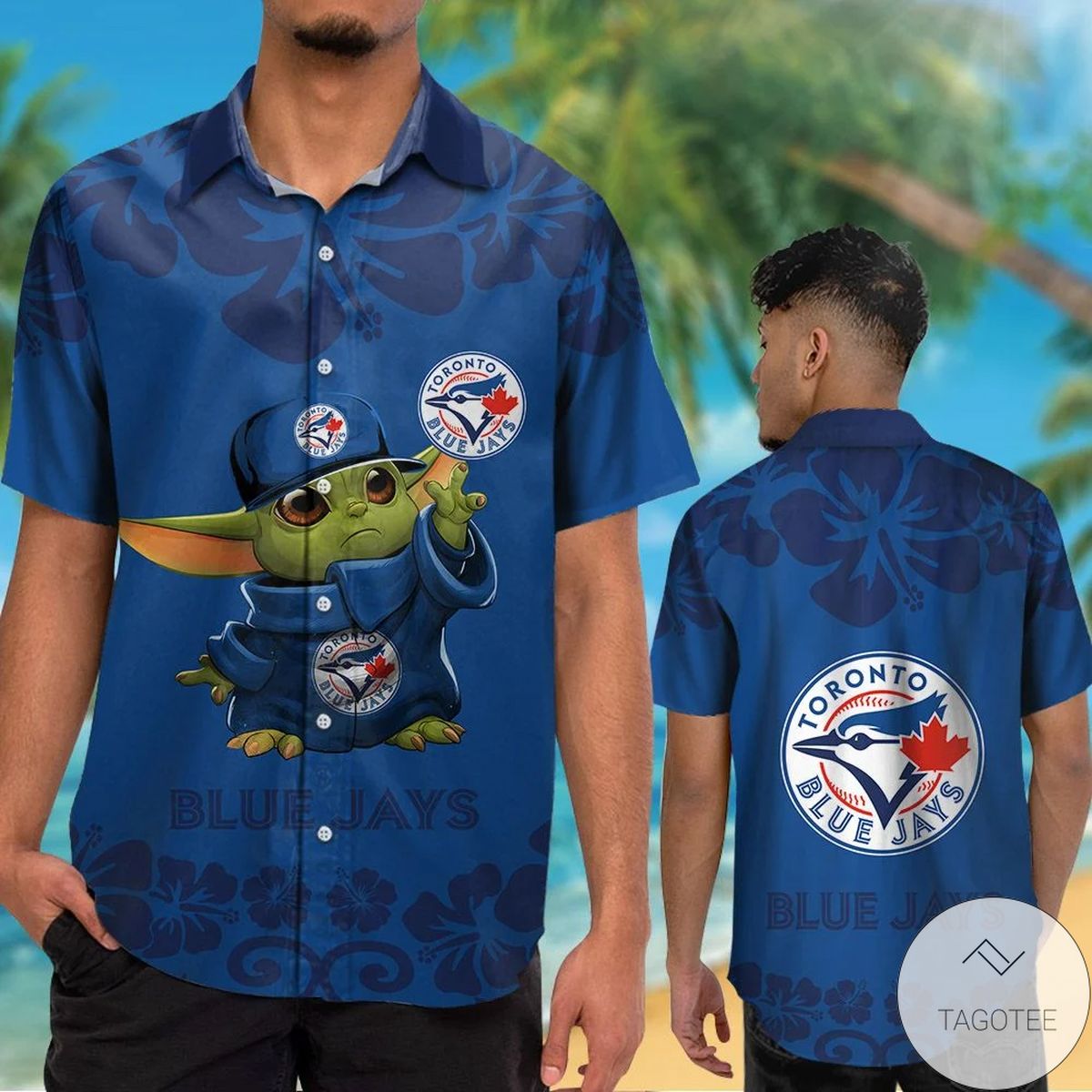 Toronto Blue Jays Baby Yoda Hawaiian Shirt Toronto Blue Jays Baby Yoda Hawaiian Shirt