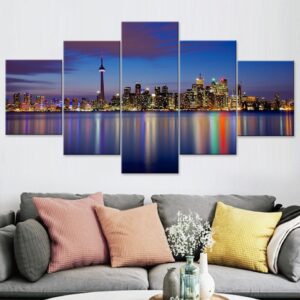 Toronto City - Nature 5 Panel Canvas Art Wall Decor