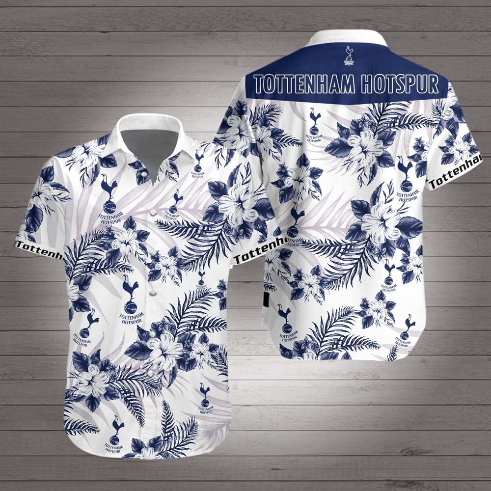 Tottenham Hotspur Hawaiian Shirt Summer Button Up Tottenham Hotspur Hawaiian Shirt Summer Button Up