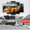 Toyota Supra Toyota Supra - Automative 5 Panel Canvas Art Wall Decor
