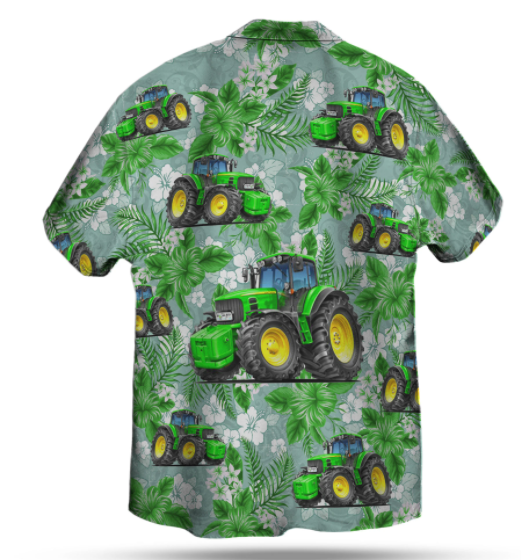 Tractor Tropical Hawaiian Shirt Tractor Tropical Hawaiian Shirt