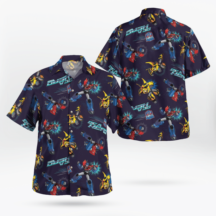 Transformer Beach Hawaiian Shirt Transformer Beach Hawaiian Shirt