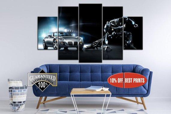Transformer(Tx) - Movie 5 Panel Canvas Art Wall Decor Transformer(Tx) - Movie 5 Panel Canvas Art Wall Decor