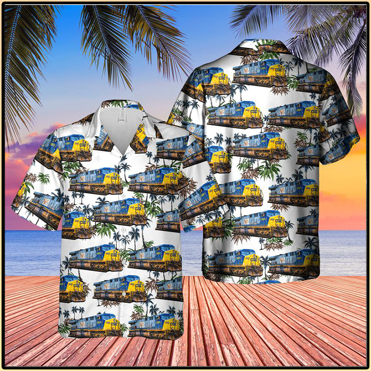 Transportation Ge Ac6000Cw Locomotive Hawaiian Shirt Transportation Ge Ac6000Cw Locomotive Hawaiian Shirt