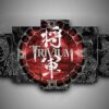 Trivium 1 - Music 5 Panel Canvas Art Wall Decor