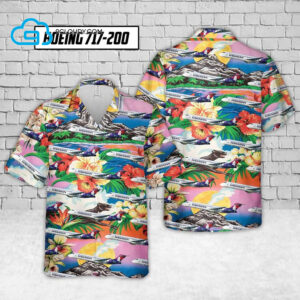 Tropical Airlines Boeing 717-200 Hawaiian Shirt