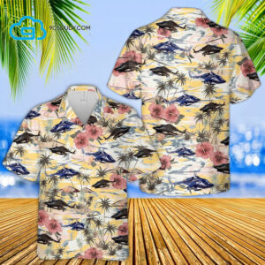 Tropical Airwolf Full Print Hawaiian Shirt