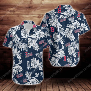 Tropical Boston Red Sox Short Sleeve Hawaiian Shirt