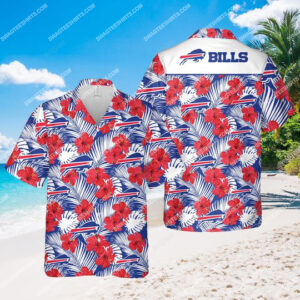 Tropical Buffalo Bills Football Team All Over Print Hawaiian Shirt