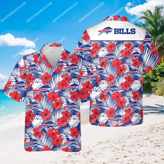 Tropical Buffalo Bills Football Team All Over Print Hawaiian Shirt Tropical Buffalo Bills Football Team All Over Print Hawaiian Shirt