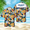 Tropical Busch Light Beer All Over Print Hawaiian Shirt