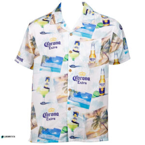 Tropical Corona Beer Summer Party Hawaiian Shirt