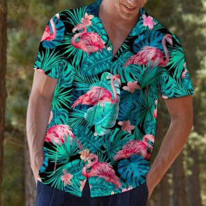 Tropical Flamingo Hawaiian Shirt