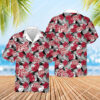 Tropical Flower Pink Floyd Band All Over Print Hawaiian Shirt